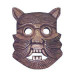Maska z akácioveho dreva MYTHICAL SEDUCTION : POKUŠENIE - svetlá hnedá